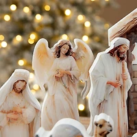 Glitzhome® Christmas Nativity Figurine Set