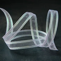 3/8'' x 7yd. Sheer Iridescent Ribbon by Celebrate It®