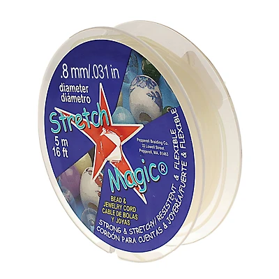 Stretch Magic® 0.8mm Pearl Bead & Jewelry Cord, 5m