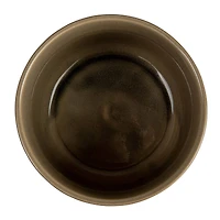 Hello Honey® 6" Green Footed Stoneware Planter with Botanical Design