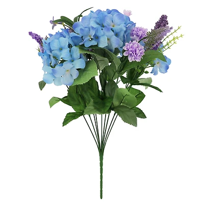 18" Blue Hydrangea & Lavender Mix Deluxe Bush by Ashland®