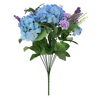 18" Blue Hydrangea & Lavender Mix Deluxe Bush by Ashland®