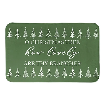 Designs Direct O Christmas Tree 34" x 21" Bath Mat