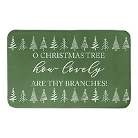 Designs Direct O Christmas Tree 34" x 21" Bath Mat