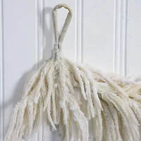 5ft. Artificial Real Touch White Norfolk Island Pine Garland with Natural Look