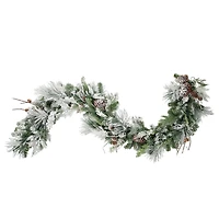 Haute Décor 6ft. Pre-Lit LED Snowfall Creek Garland