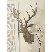 Silver Deer Aluminum Eclectic Wall Decor