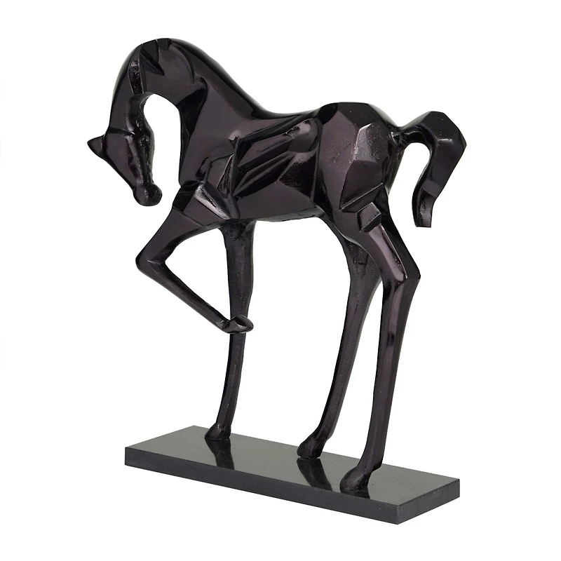 The Novogratz 19" Aluminum Horse Sculpture