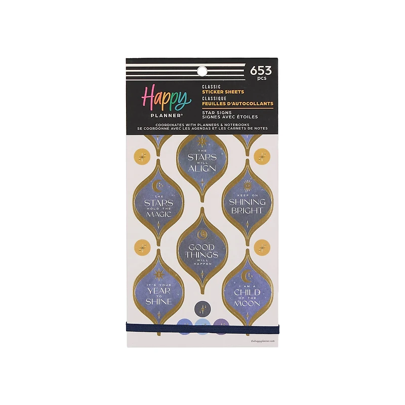 The Classic Happy Planner® Star Signs Sticker Book