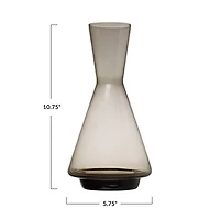 Hello Honey® 40oz. Smokey Glass Wine Decanter