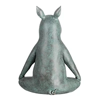 Hello Honey® 12" Gray Yoga Pig Decoration