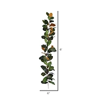 6ft. Green Magnolia Garland