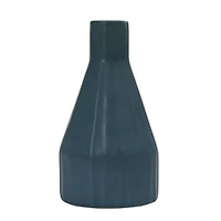 Hello Honey® 9" Slate Blue Ceramic Vase