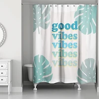 Good Vibes Shower Curtain