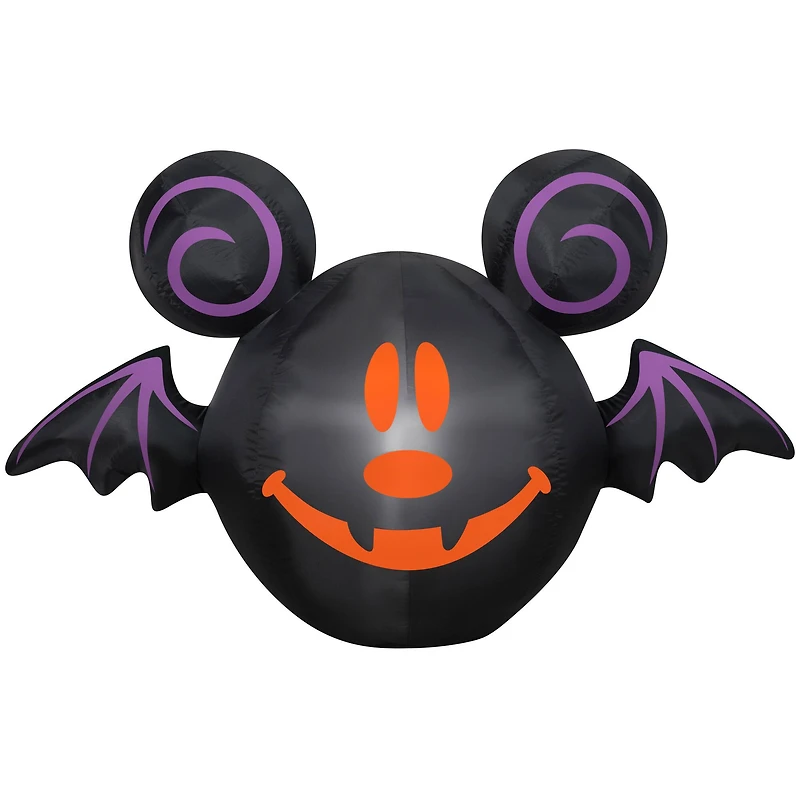 3ft. Airblown® Inflatable Halloween Mickey Jack-O-Lantern Bat