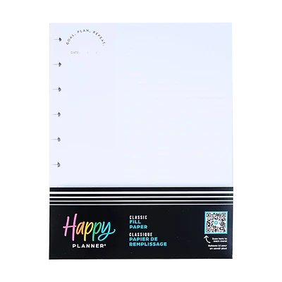 The Classic Happy Planner® Neutrals Fill Paper, 40 Sheets