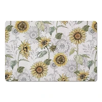 Sunflower Pattern Floor Mat