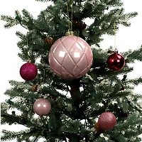 44 Pack 44mm & 120mm Pink Shatterproof Ball Ornaments by Ashland®