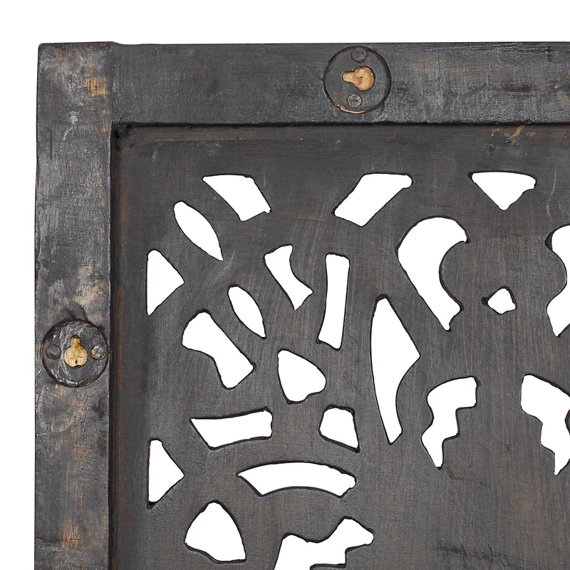 36" Brown Traditional Wall Décor Set