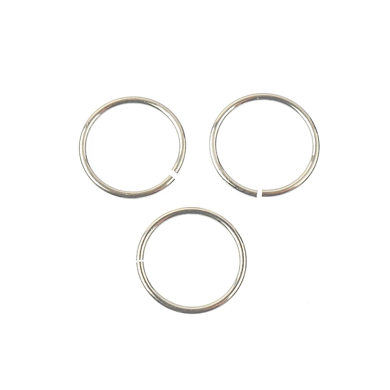 8mm Sterling Silver Jump Rings, 20ct. by Bead Landing™