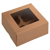 Kraft Cupcake Boxes by Celebrate It®, 3ct.
