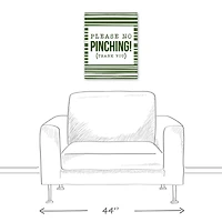 Please No Pinching 16" x 20" Canvas Wall Art