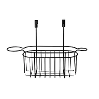 Bath Bliss Black Over the Cabinet Hair Tool Organizer