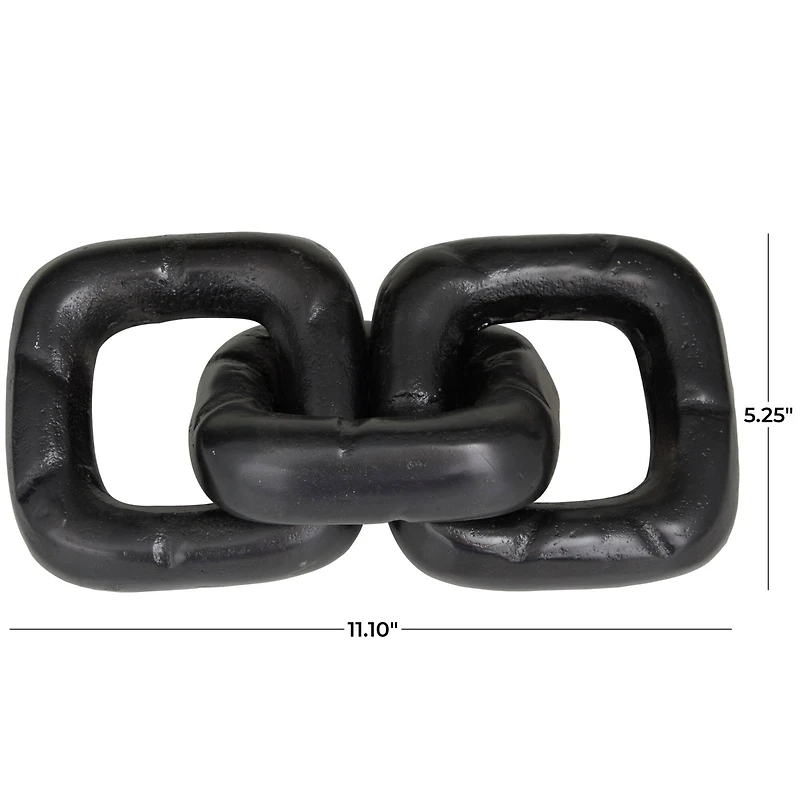 The Novogratz 11" Aluminum Chain Sculpture