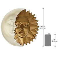Design Toscano 15.5" Celestial Harmony Sun & Moon Wall Sculpture