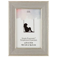 Simply Essentials™ 4" x 6" Silver Frame by Studio Décor®