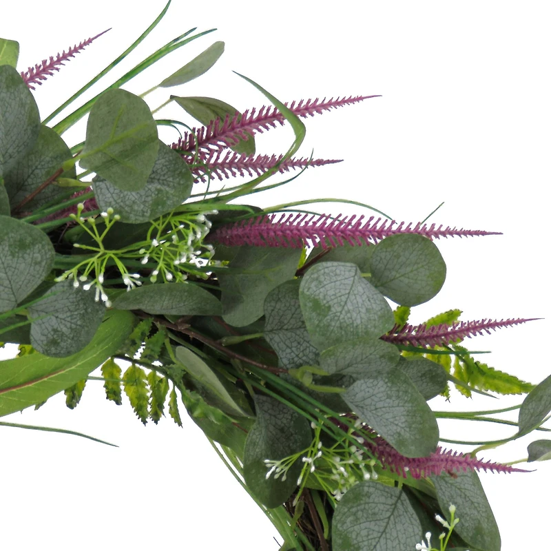 22" Eucalyptus & Lavender Wreath
