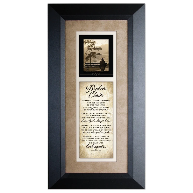 Broken Chain Wood Framed Art