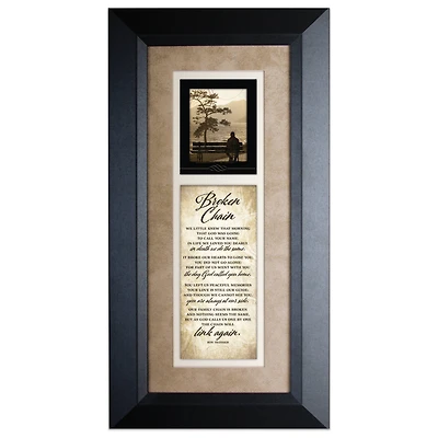 Broken Chain Wood Framed Art