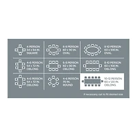 Home Details 120" Clear Tablecloth Protector