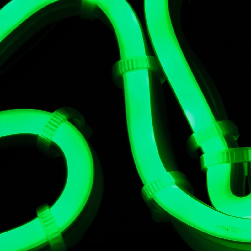 20" Green Neon Shamrock Style Decoration