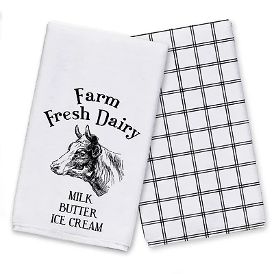 Farm Fresh Dairy Tea Towel Set