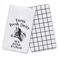 Farm Fresh Dairy Tea Towel Set