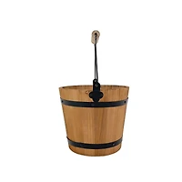 6.75" Natural Wood & Metal Bucket by Ashland®