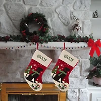 Glitzhome® 20" Dog Hooked Stockings, 2ct.
