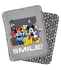 Disney® 72" Mickey & Friends Smile! No Sew Fleece Throw Kit