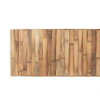 Hello Honey® Natural Tall Bamboo Accent Table with 2 Shelves