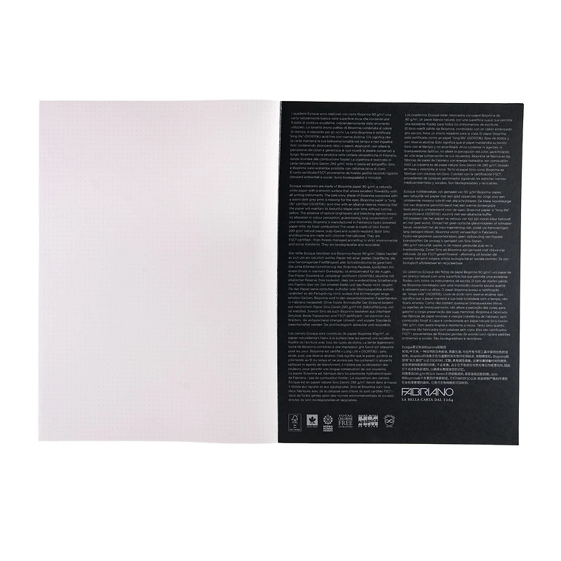 Fabriano® Ecoqua Plus Dotted Glue-Bound Notebook