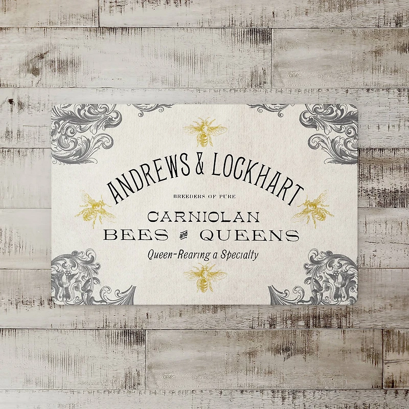 Carniolan Bees And Queens 27" x 18" Floor Mat