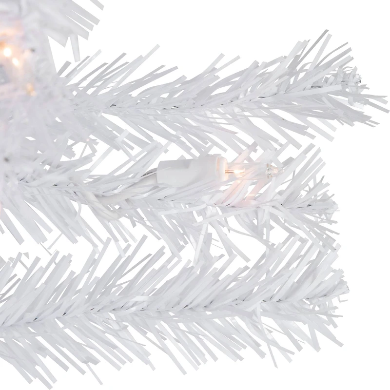 3ft. Pre-Lit Woodbury White Pine Slim Artificial Christmas Tree