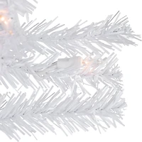 3ft. Pre-Lit Woodbury White Pine Slim Artificial Christmas Tree