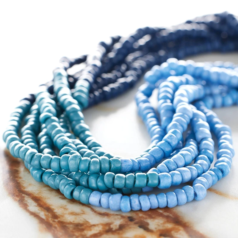 12 Pack: Blue Glass Mix Beads, 3mm by Bead Landing™