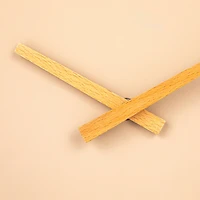 Hello Honey® 12" Beige & Natural Round Stoneware & Wood Wall Clock