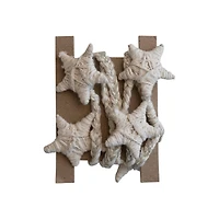 Hello Honey® 6ft. Natural Handmade Cotton Blend Star Garland