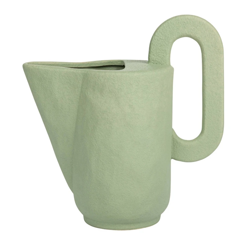 Hello Honey® 10" Mint Modern Decorative Ceramic Pitcher