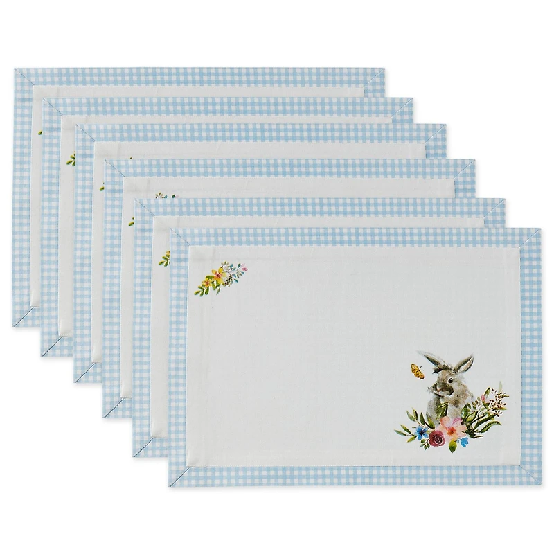DII® Easter Bunny Printed Placemats, 6ct.